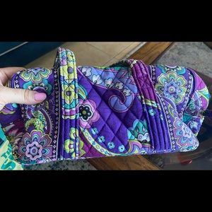 Colorful Vera Bradley hand bag 💜💚👜